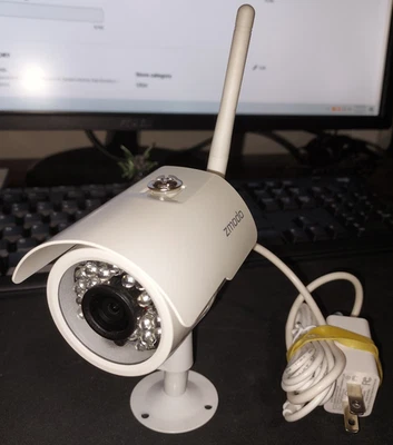 Zmodo ZP-IBI15-W Outdoor Security Camera w/Antenna, Bracket & Power Supply - Image 1 of 4