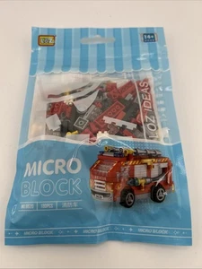 LOZ Micro Block Feuerwehrauto Set 8620 | 180 Teile Mini Gebäude Spielzeug Alter 14+ - Bild 1 von 3