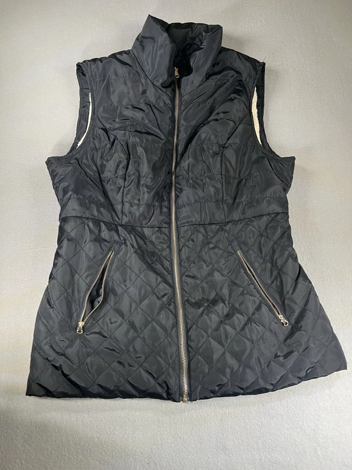 Женский пуховик Ci Sono верхняя одежда жилет темно-синий размер XL - Изображение 1 из 4