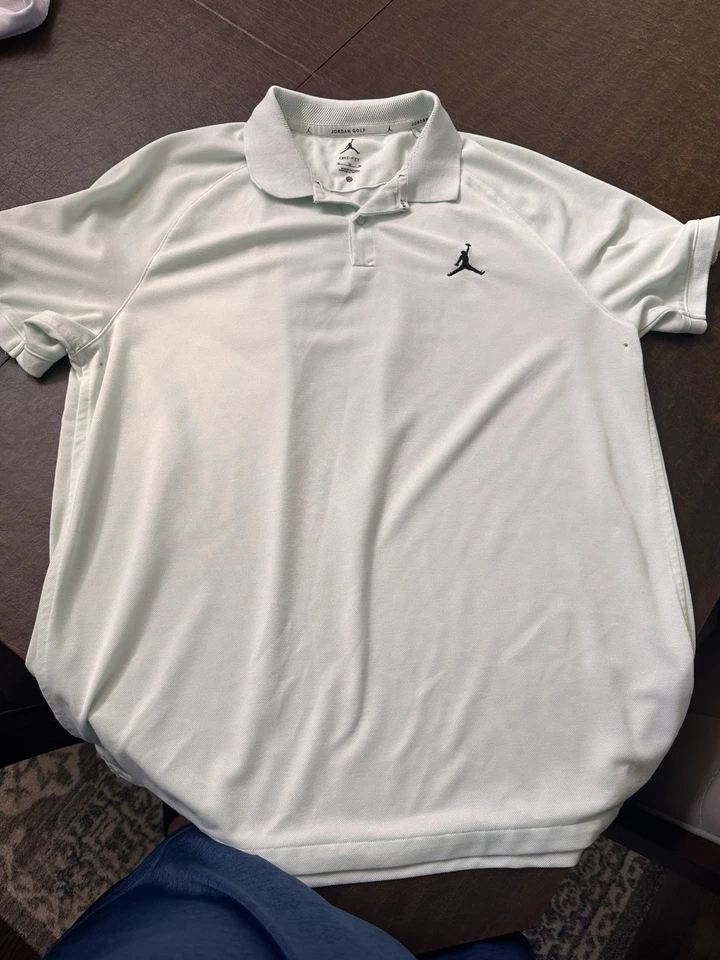 Camisa Polo Jordan Para Hombres XL Dri-FIT Golf Atlética Bordada Jumpman Foto 1 de 3