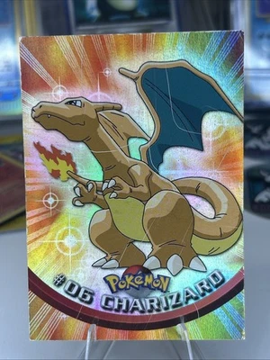 2000 Topps Chrome Charizard #06 Series 1 Pokemon T.V. TCG Card Spectra Finish - Image 1 of 2
