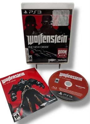 Wolfenstein: The New Order PS3 Complete In Box CIB PlayStation 3 Tested - Image 1 of 4