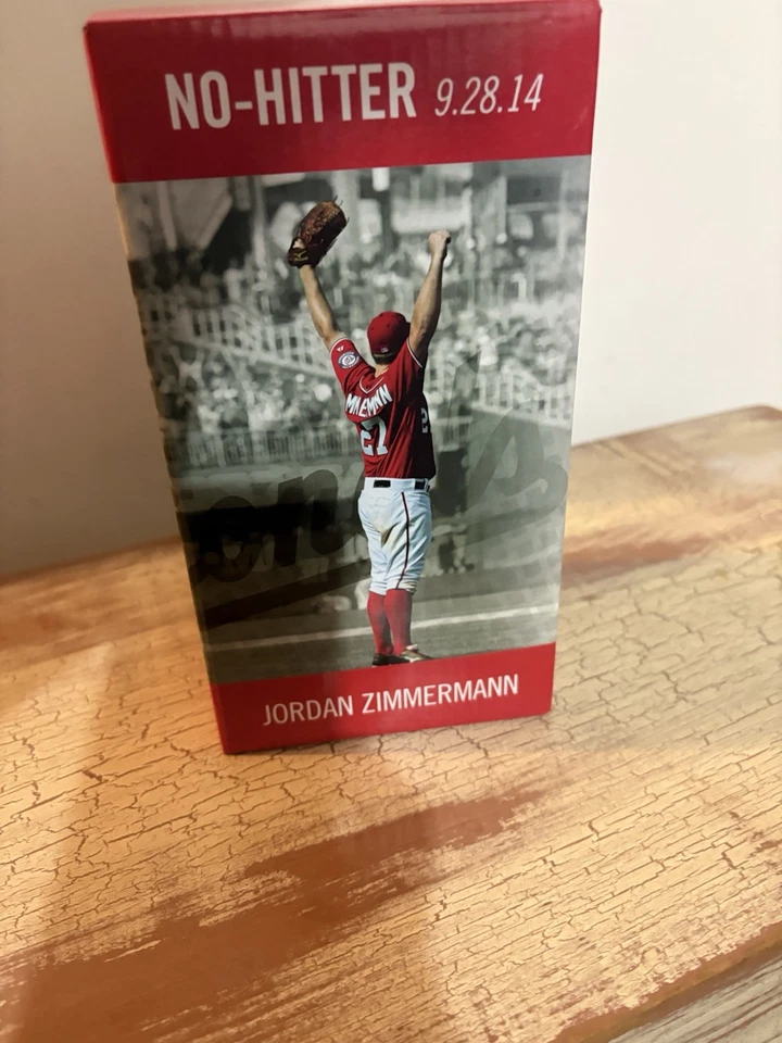 Jordan Zimmermann No Hitter Washington Nationals 2015 #27 Bobblehead NUEVO Foto 1 de 2