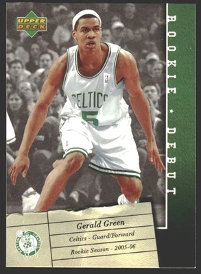 Gerald Green #4 2006-07 debut de novato en cubierta superior Boston Celtics Foto 1 de 2