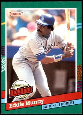 Eddie Murray 1991 Donruss #BC-18 Dodgers MLB LEER ENVÍO GRATUITO AutographDen Foto 1 de 2