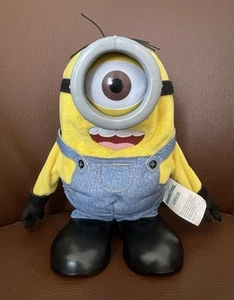 Minions Tumbling Stuart Farting Laughing Talking Thinkway Toys Universal Studios - Picture 1 of 9