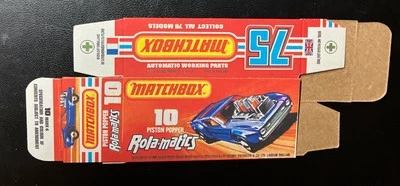 Matchbox #10 Piston Popper ‘74-‘76 Type K Repro Box  - Image 1 of 2