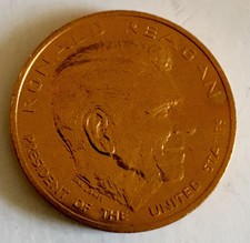 Ronald Reagan Inaugurated President Coin Medal