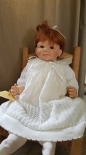 Lifelike 1994 Shelia Michael Vinyl Doll - Red Hair Baby