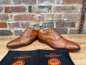 Church's Cheaney Zapatos Gorras Brogue Reino Unido 10.5 F EE. UU. 11.5 UE 44.5 un uso breve - Imagen 1 de 14