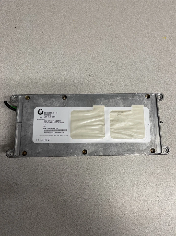 BMW 745i E66 2002-2005 módulo de control telemático Bluetooth 84,11 6940467 -01 Foto 1 de 4