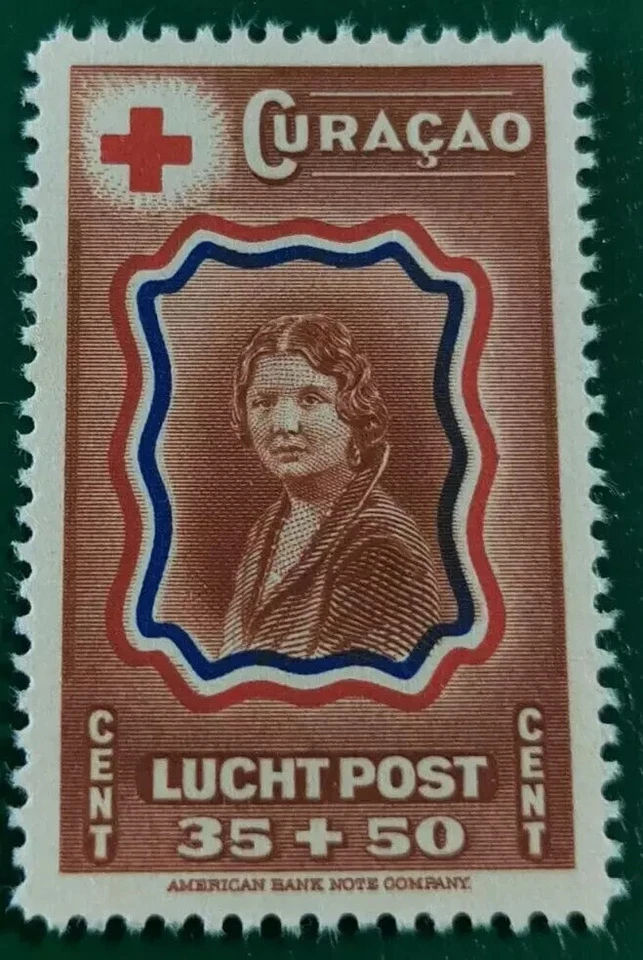 Curacao: 1944 Airmail 35+50 C. (Collectible Stamp). - Image 1 of 1