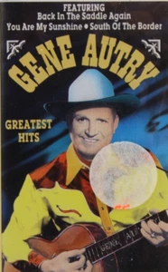 GENE AUTRY - GREATEST HITS CASSETTE TAPE VINTAGE CLASSIC COUNTRY 1992 SEALED NEW - Picture 1 of 6