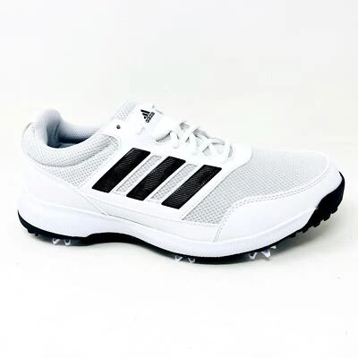 Adidas Tech Response 2.0 Nube Blanco Negro Hombres Ancho Ancho Zapatos de Golf EE9418 Foto 1 de 4