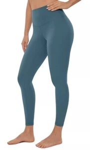 NWT CRZ YOGA High Waisted Buttery Soft Lounge Leggings Size XL 25" Petrol Blue - Picture 1 of 4