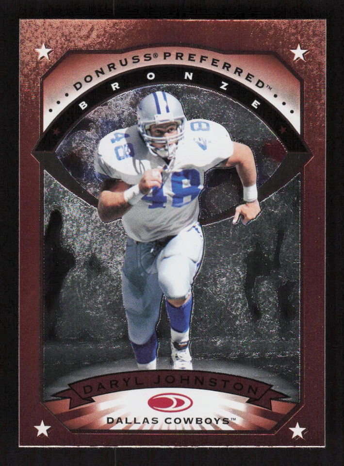 1997 Donruss Preferred #92 Daryl Johnston Dallas Cowboys - Image 1 of 2