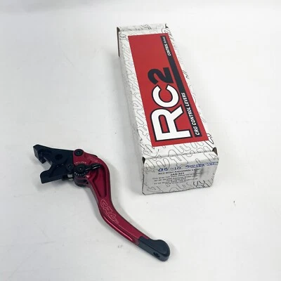 Palanca de freno CRG roja calle carreras 04-05 ZXR10 01-04 GSXR1000 2AN-521 Foto 1 de 2