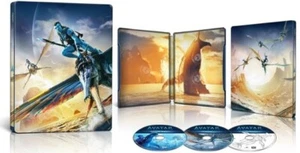 Avatar The Way of Water Steelbook 4K Ultra HD+ Blu-ray + Digital Code Best Buy - Picture 1 of 3