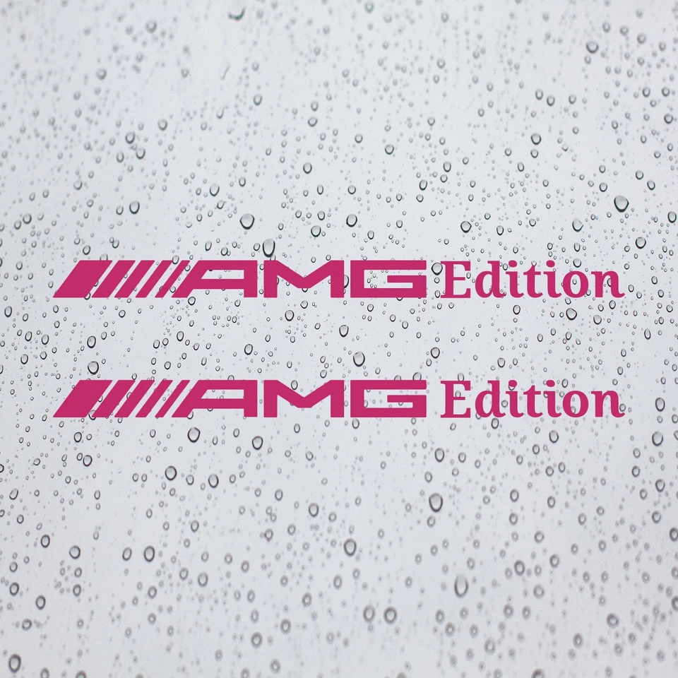 (2X) Calcomanías adhesivas de vinilo edición AMG para autos Mercedes Benz Foto 1 de 2
