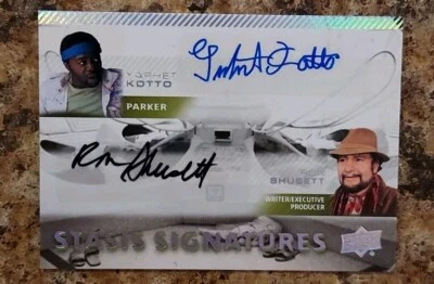 2017 Upper Deck Alien YAPHET KOTTO/RON SHUSETT Dual Auto Stasis Signatures #SSD3 - Image 1 of 2