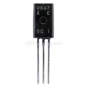 2 x 2SB647 - 2SB 647 Transistor SI-P 120V 1A 0.9W 140MHz (2 pezzi) - Picture 1 of 1