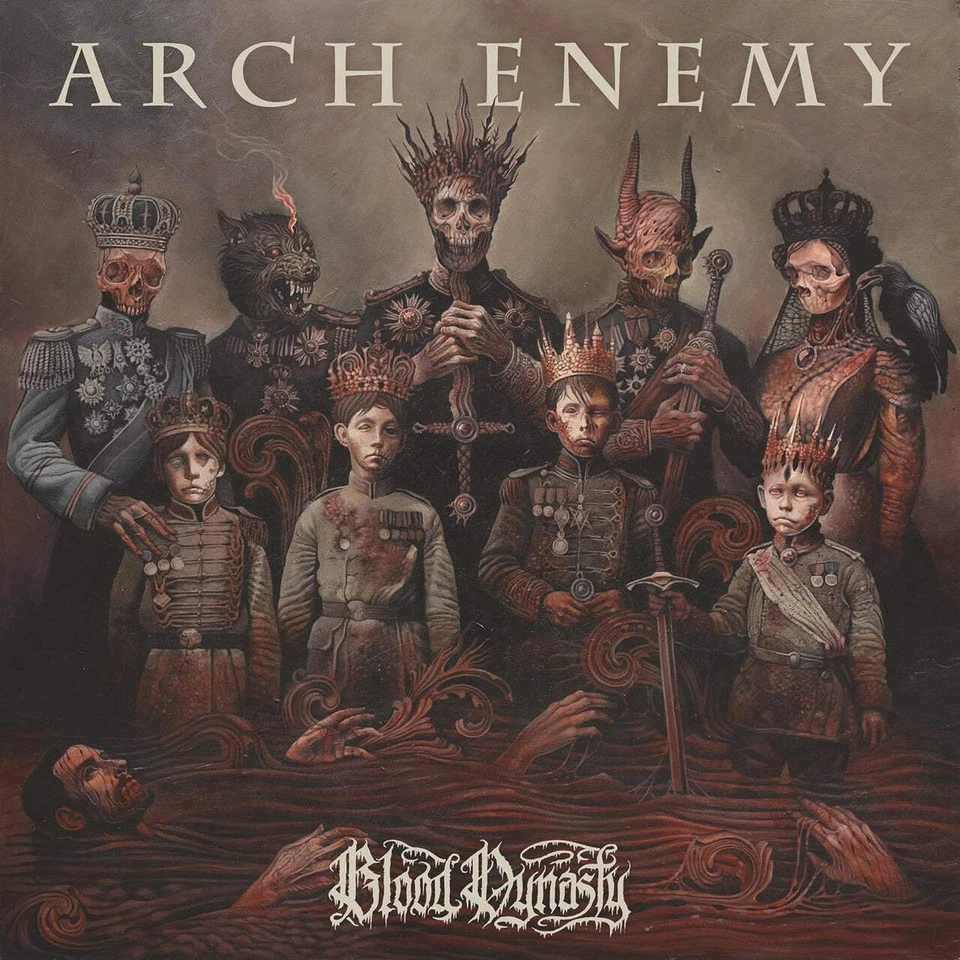 Arch Enemy - Blood Dynasty LP record ("milky clear" colored vinyl) - Image 1 of 1