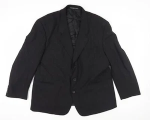 Oakman Men's Black Blazer, Size 48S, Formal Business - Picture 1 of 12