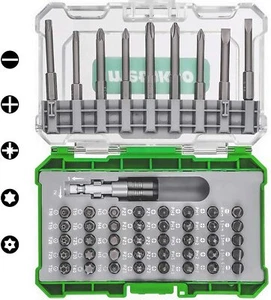 METAKOO Screwdriver Bit Set, 50 in 1 Impact Driver Bit Set, 49 Multisize Screw B - Picture 1 of 7