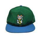 Findlay Hat Lucky Waving Cat Green Lace 