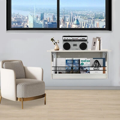 Mesa Plegable Montada en la Pared Gris Claro Mesa Plegable Montada en la Pared Hogar Foto 1 de 4