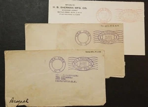 1930er Jahre Menge 3 METER WERBEABDECKUNGEN - (eine ist Werbung) Alle für SC  - Bild 1 von 2