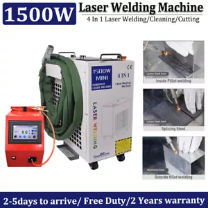 1500W Handheld Laser Welding Cutting Cleaning Cut Rust Paint Remover Machine - Picture 1 of 13