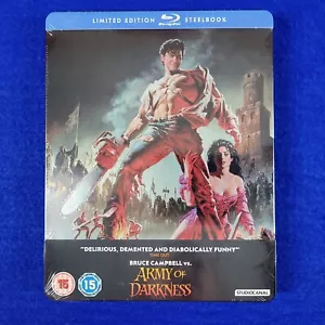 blu-ray BRUCE CAMPBELL vs ARMY OF DARKNESS Steelbook Edition ZAVVI OOP *NEW* RB - Picture 1 of 4