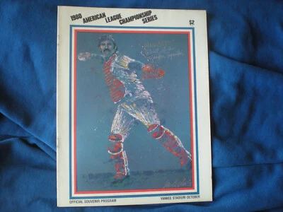 1980 ALCS YANKEES  YANKEE STADIUM  PROGRAM - Image 1 of 3