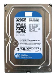 Wd blue 320gb hdd sata/16mb cache 21aug2013, dcm: hgnnktjmeb - Picture 1 of 3