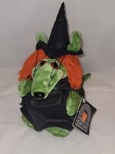 Rare Vintage 1988 Heartline Witch Ratbane Halloween Funny Plush HTF w Tags Toy - Picture 1 of 9