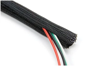 ALLSTAR PERFORMANCE USA WIRE LOOM BRAIDED PLASTIC SPLIT LINE 1/4" 15 FT LONG - Picture 1 of 1