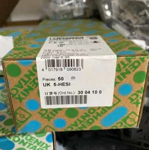 10 PIEZAS Phoenix Contact UK 5-HESI bloque terminal de fusibles 3004100 - Imagen 1 de 2