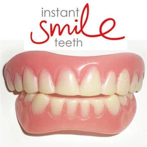 Instant Smile Teeth Top Small with Bottom Included Full Set Fake Teeth - Foto 1 di 6