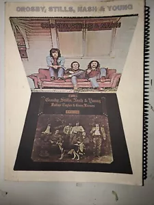 Crosby Stills Nash Young Songbook/Sheet Music Book for Guitar Piano 1970 Warner - Picture 1 of 3