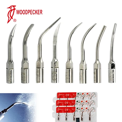 Woodpecker Dental Ultrasonic Piezo Scaler Scaling Tips G1 G2 fit EMS Handpiece - Image 1 of 4