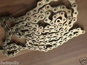 RALEIGH CHOPPER MK 3 BRAND NEW SHINEY 'GOLD COLOURED' CHAIN - RESTORATION