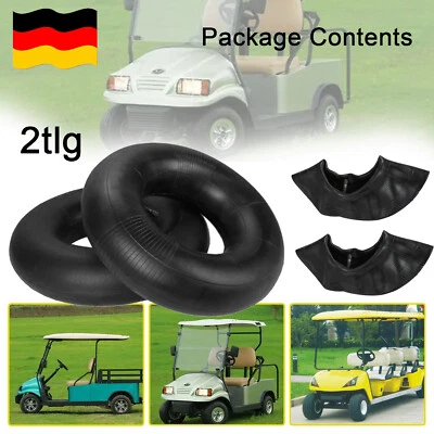 2x Luftschlauch Aufsitzmäher 15x6.00-6 Reifenschlauch Ventil gerade Rasentraktor - Bild 1 von 4