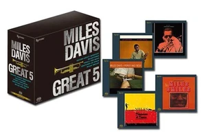 MILES DAVIS - GREAT 5 HYBRID STEREO JAPANESE IMPORT 5-SACD BOX SET [BRAND NEW] - Picture 1 of 5