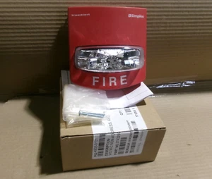 NEW SIMPLEX 4906-9101 V/O M-C NON-ADDRESS RED WALL STROBE 0743250 FIRE ALARM - Picture 1 of 2