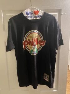 NEW MITCHELL AND NESS COOPERSTOWN MLB PHILADELPHIA PHILLIES SHIRT XL RETRO - Picture 1 of 4