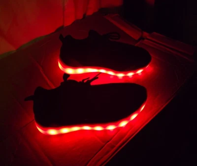 Skechers Energy Lights Mesh Oxfords Black Lace Up Sneakers Shoes Women's 4.5 - Image 1 of 4