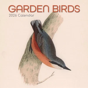 PÁJAROS DE JARDÍN - ILUSTRADO - CALENDARIO DE PARED 2026 - NUEVO - 223825 - Imagen 1 de 2