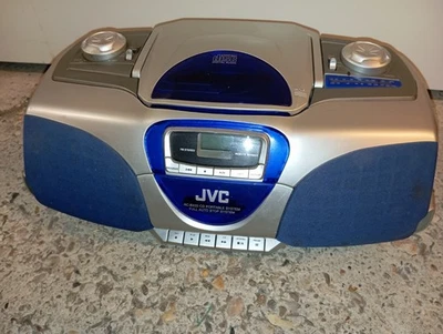 JVC RC-BX33 Portable Stereo Boombox – CD / Cassette / Radio – Vintage Classic - Bild 1 von 4