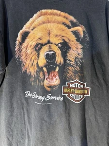 Harley Davidson 1991 3d Emblem Reprint Vintage Tag Single Stitch - Picture 1 of 7